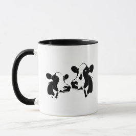 Caneca Bessie e Nellie, as vacas