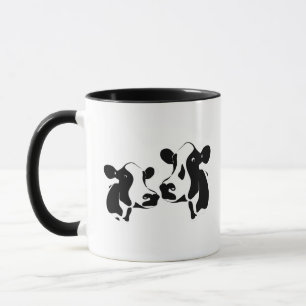 Caneca Bessie e Nellie, as vacas