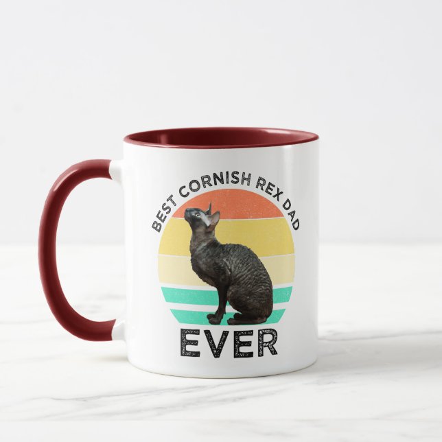Caneca Best Cornish Rex Dad Ever (Esquerda)