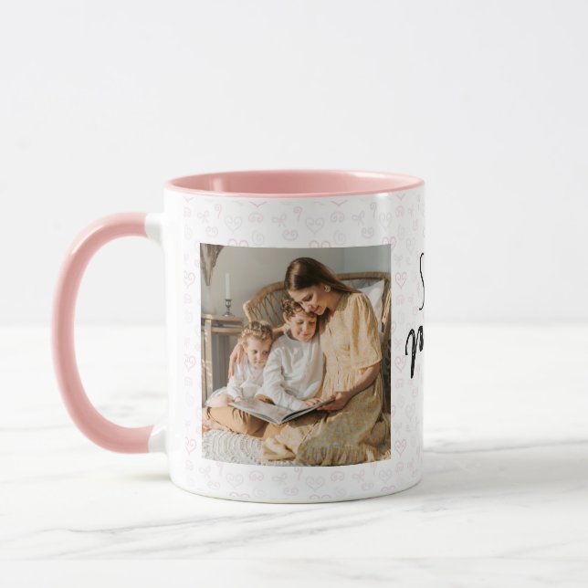 Caneca Best Mom Ever Personalized Mother’s Day Coffee Mug (Esquerda)