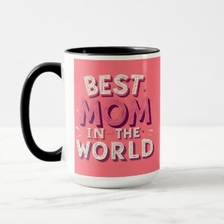 Caneca Best Mom In The World Mug