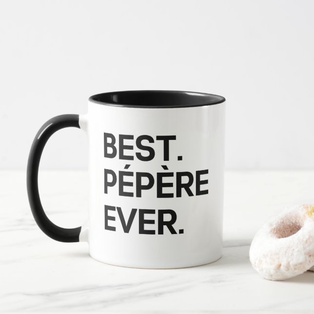 Caneca Best Pepere Ever (Com Donut)