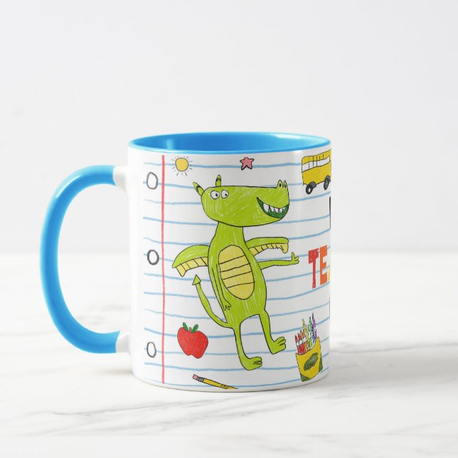 Caneca "Best Teacher Ever" Rudy & Rocky Mug (Esquerda)