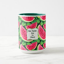 Best Teacher Ever – Watermelon Mug