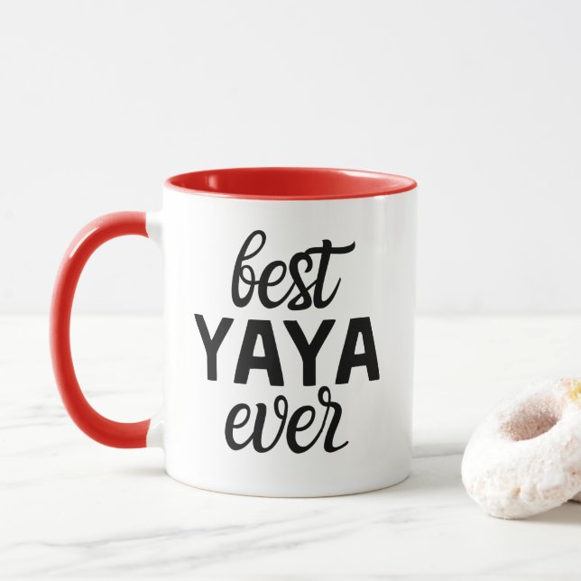Caneca Best Yaya Ever (Com Donut)