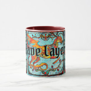 Caneca Besta Fantástica Deer Jaguar Ladybird Phoenix Estr