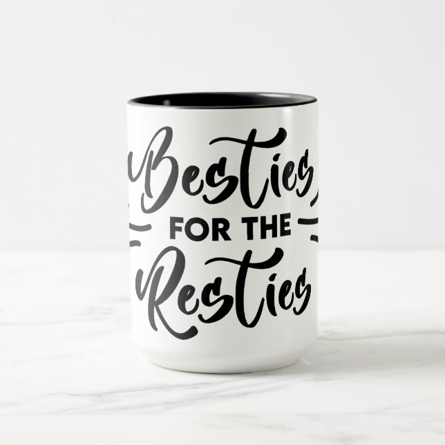 Caneca Besties Para As Bens (Centro)