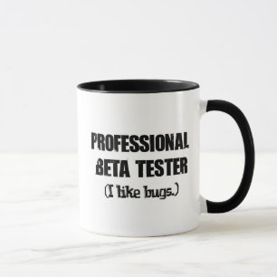 Caneca beta tester profissional (insetos semelhantes)
