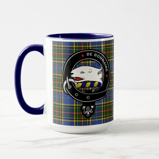 Caneca Bethune Clan Crachá & Tartan (Esquerda)