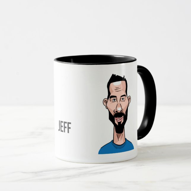 Caneca Bewear mug JEFF (Frente Esquerda)