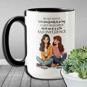 Caneca BFF Personalizado Engraçado