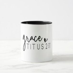 Caneca Bíblia Cristã Verse/Grace Titus 2:11