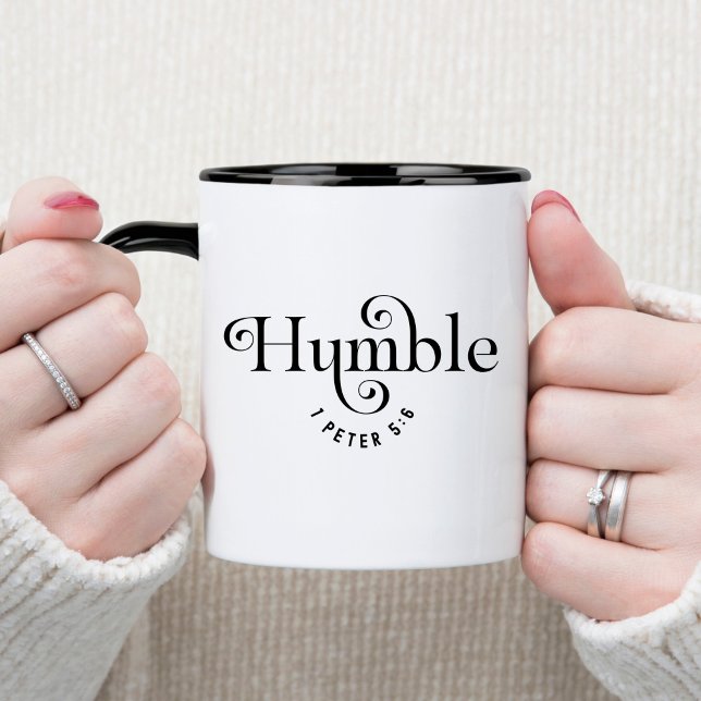 Caneca Bíblia Humilde Verse Christian Coffee Mug (Criador carregado)