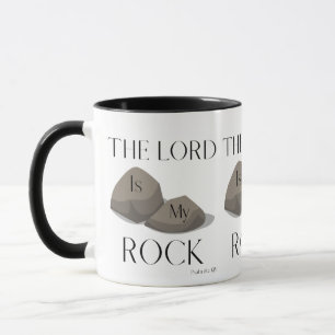 Caneca Bíblia Psalm 18:2 KJV Verso De Dois Tons