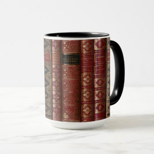 Caneca Bibliófilo (Encadernações Antigas)