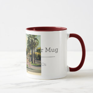 Caneca Biblioteca de Welwood, Palm Springs, vintage de