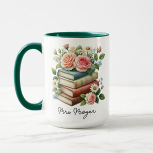Caneca Bibliotecário de Apreciação de Professores de Livr