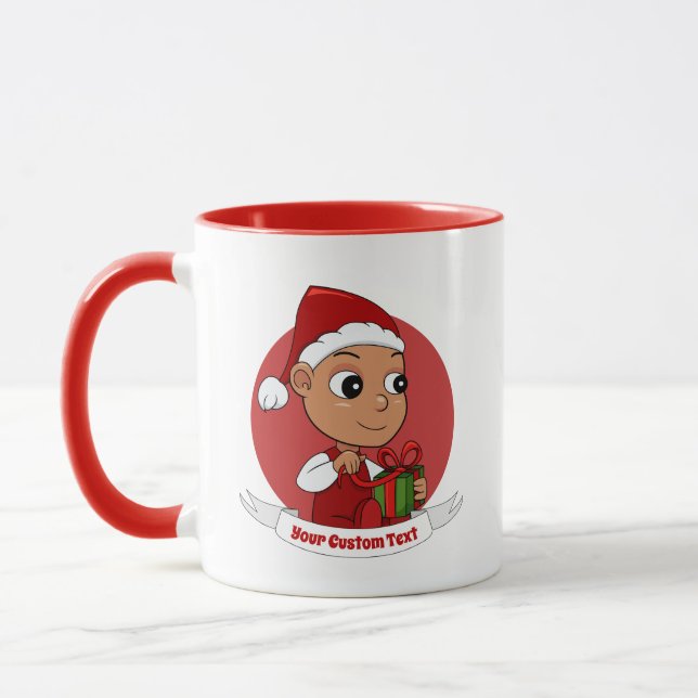 Caneca Bicho de Natal bonito (Esquerda)