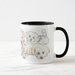 Caneca Bichon Frise Puppies