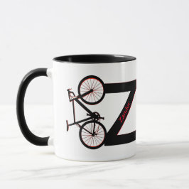 Caneca Bicicleta de montanha, descida, bicicleta