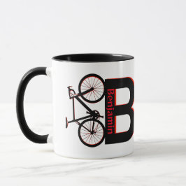 Caneca Bicicleta de montanha, descida, bicicleta