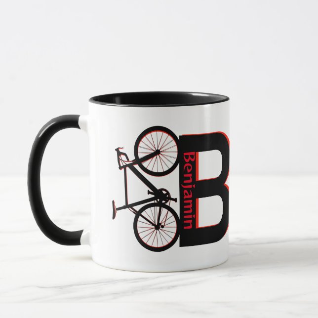 Caneca Bicicleta de montanha, descida, bicicleta (Esquerda)