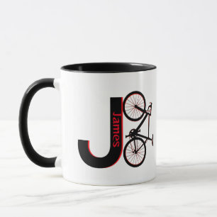 Caneca Bicicleta de montanha, descida, bicicleta