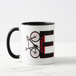 Caneca Bicicleta de montanha, descida, bicicleta