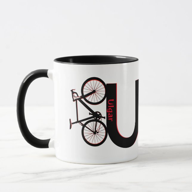 Caneca Bicicleta de montanha, descida, bicicleta (Esquerda)