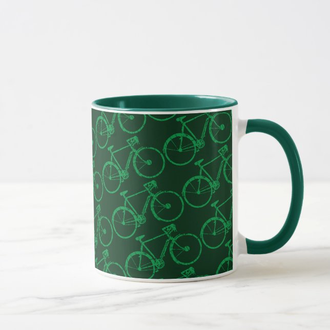 Caneca bicicleta verde (Direita)