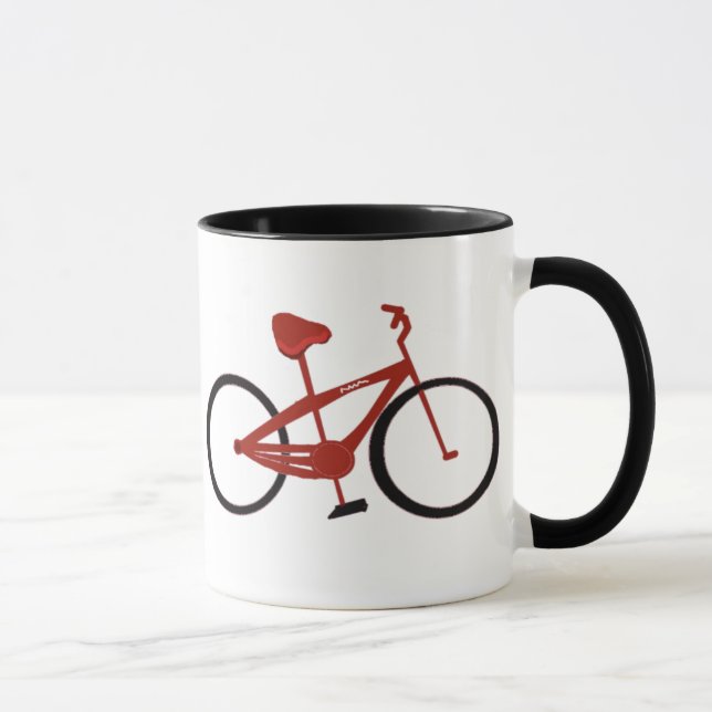 Caneca Bicicleta Vermelha (Direita)