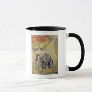 Caneca Bicicletas do gladiador da propaganda de poster