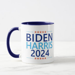 Caneca Biden Harris 2024 para a eleição do presidente dos