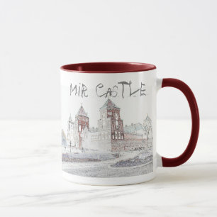 Caneca Bielorrússia Б е л а у р с ь Xelim Sketch Café Mug