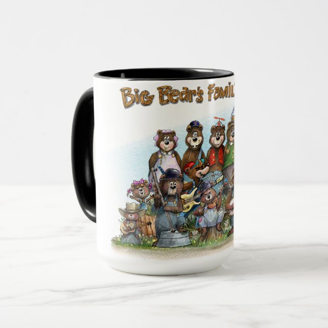 Caneca Big Bear Family Mug (Frente Esquerda)