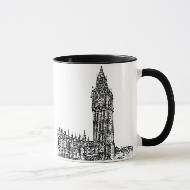 Caneca ~ Big Ben de Londres (Direita)