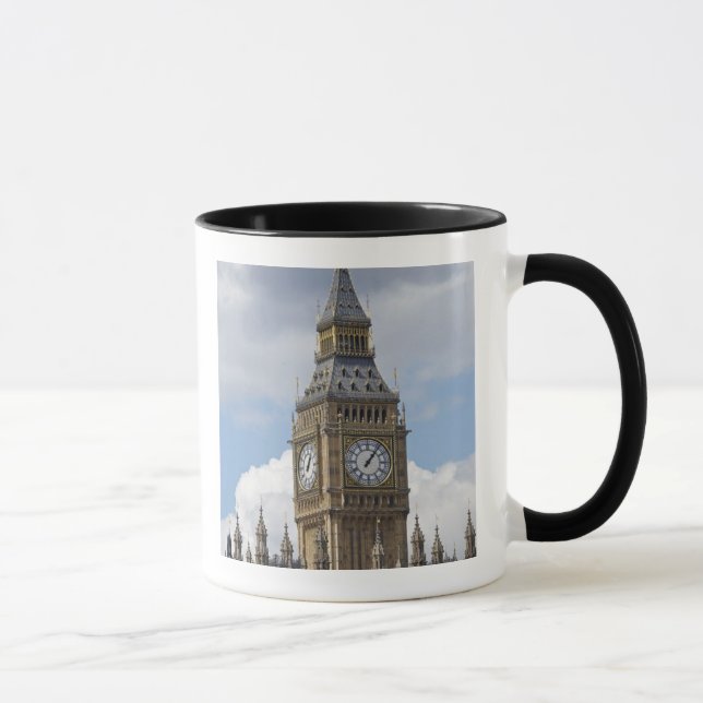 Caneca Big Ben e Casas do Parlamento, Londres, (Direita)