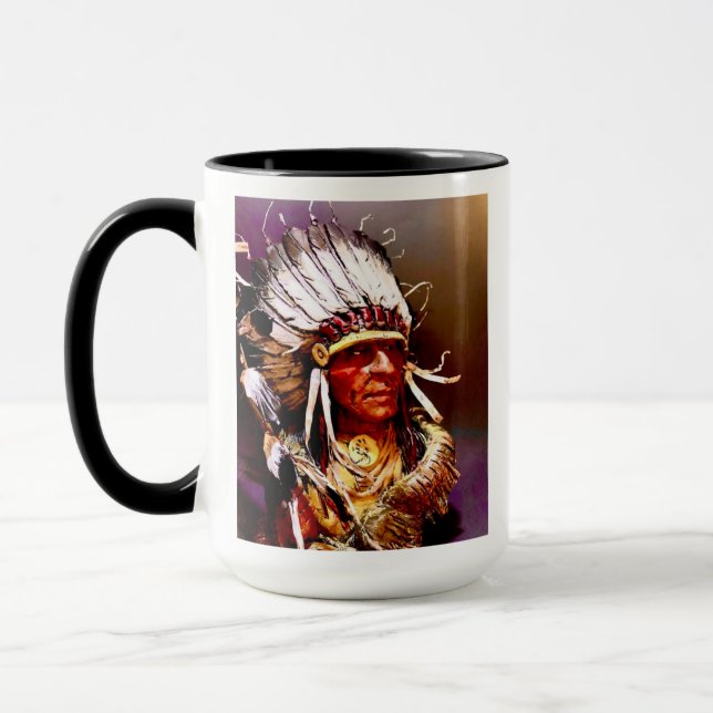 Caneca "Big Chief" original art (Esquerda)