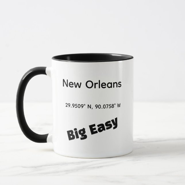 Caneca Big Easy New Orleans Coffee Mug (Esquerda)
