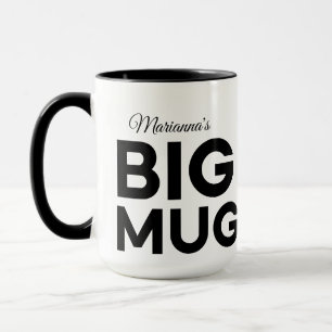 Caneca Big Mug   Huge Mug   Nome Personalizado do Script