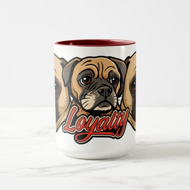 Caneca Big Pug por Phil Elmore (Centro)