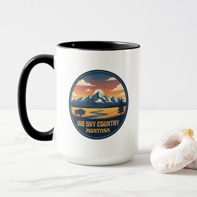 Caneca Big Sky Country Montana (Com Donut)