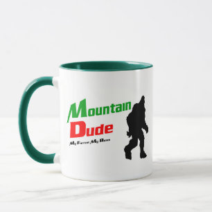 Caneca Bigfoot Mountain Dud Minha Floresta Minhas Regras