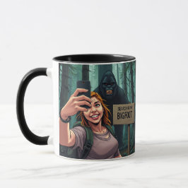 Caneca Bigfoot Sasquatch Selfie