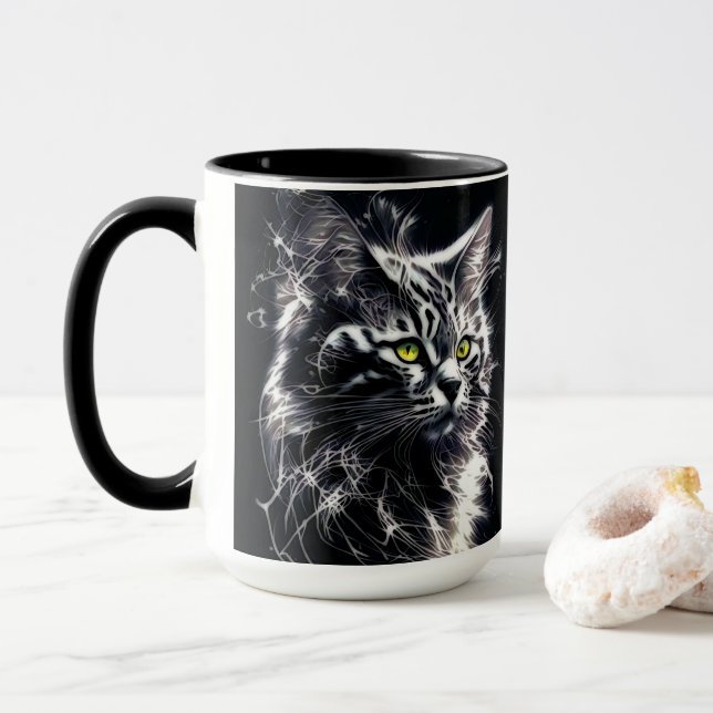 Caneca Bigodes de Neon (Com Donut)