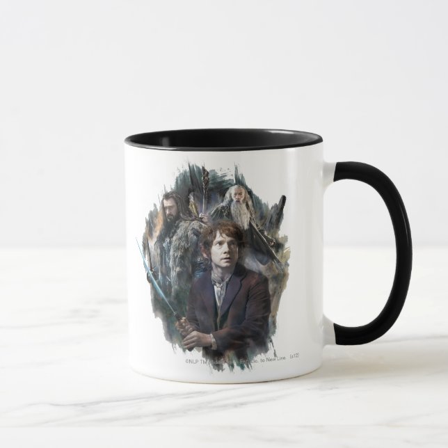 Caneca BILBO BAGGINS™, THORIN OAKENSHIELD™ E Gandalf (Direita)