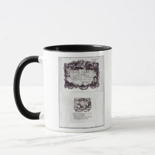 Caneca Bilhete da entrada para a bola em Versalhes