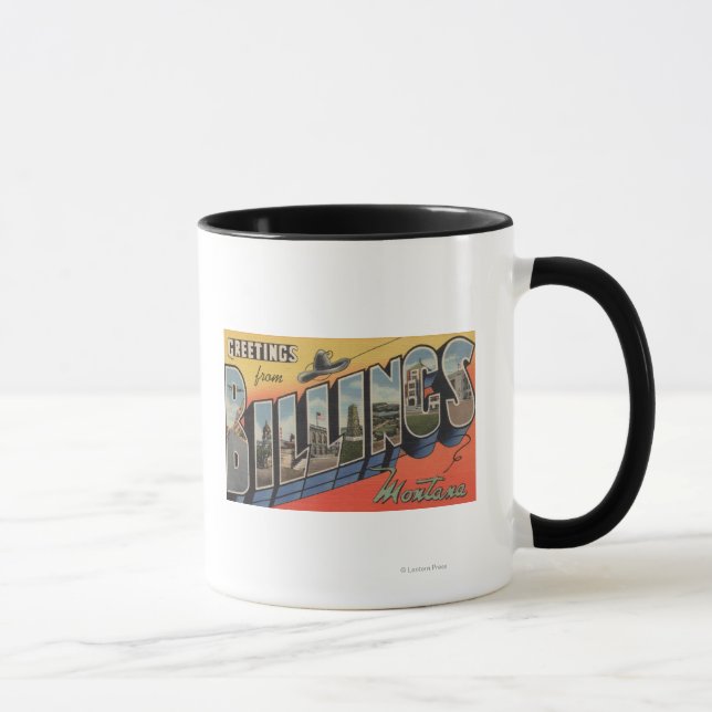 Caneca Billings, Montana - Cenas com Letra Grande 2 (Direita)