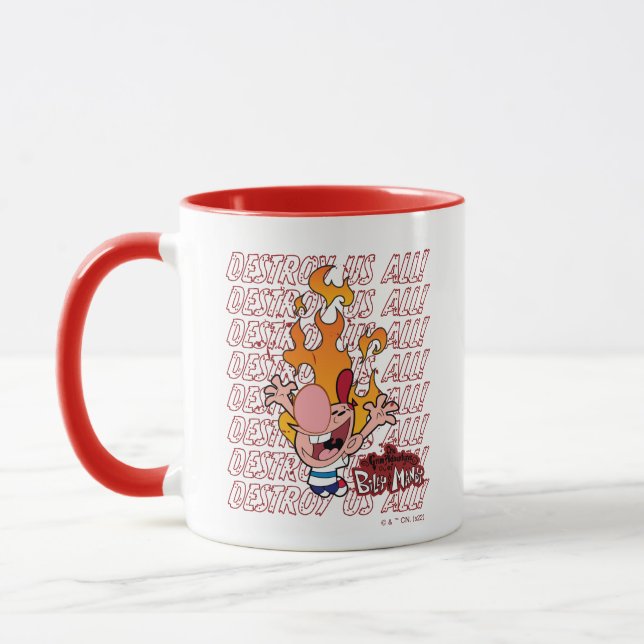 Caneca Billy & Mandy - Destrua Todos Nós (Esquerda)
