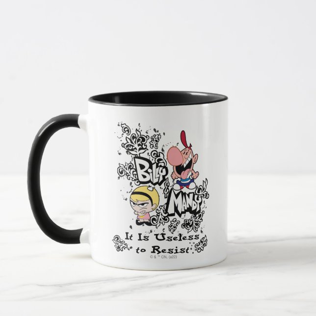 Caneca Billy & Mandy - Useless to Resist (Esquerda)